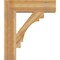 Ekena Millwork Merced Block Rough Sawn Bracket, Western Red Cedar, 6"W x 26"D x 30"H BKT06X26X30MRC05RWR - alternate 3